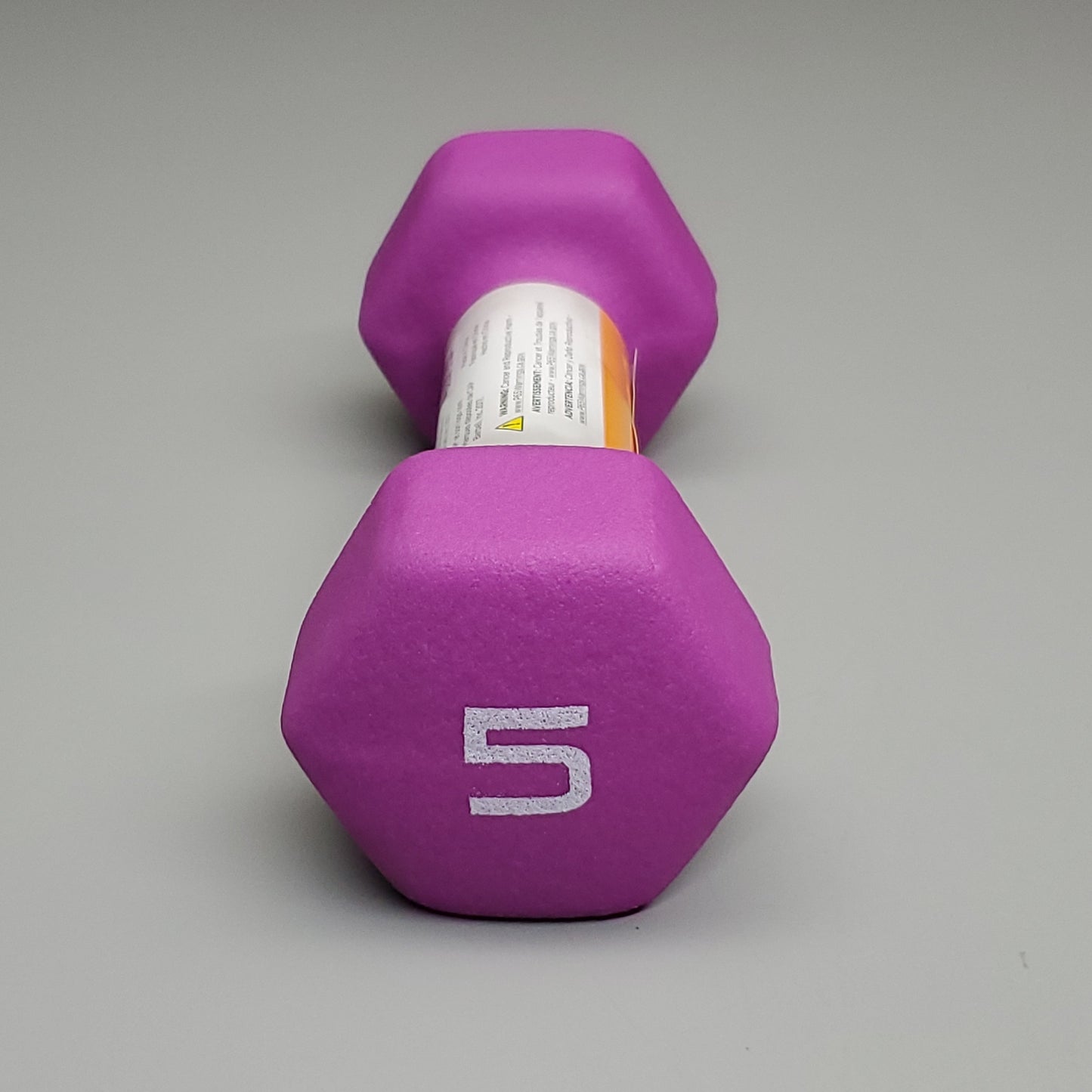 CAP 2PK! Neoprene Coated Dumbbells 5 lbs Each Purple SDN5-005 (New)