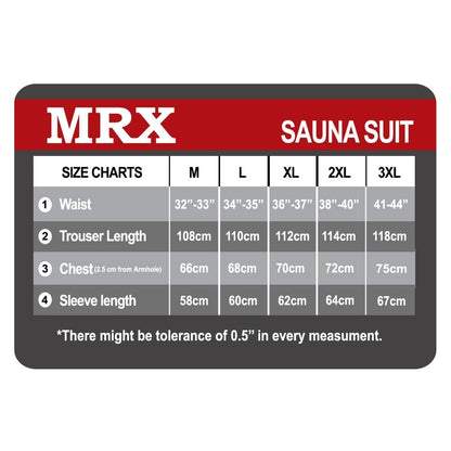 MRX Mens Sauna Sweat Suit Weight Loss Slimming Gym Training Boxing MMA